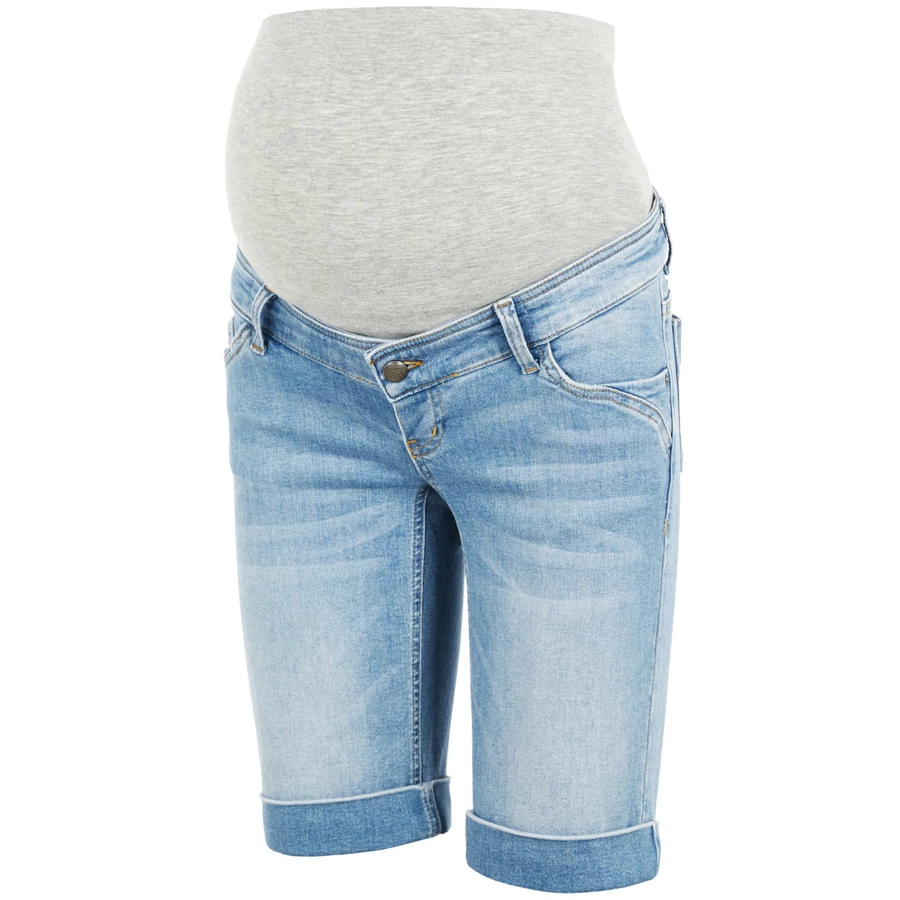 mama;licious Umstandsbermuda Light Blue Denim