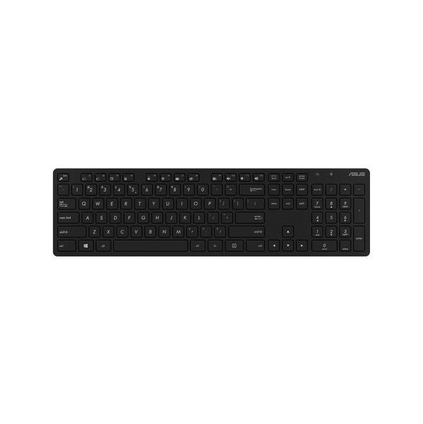 Teclado Asus W5000 Copilot e Rato Sem Fios Preto