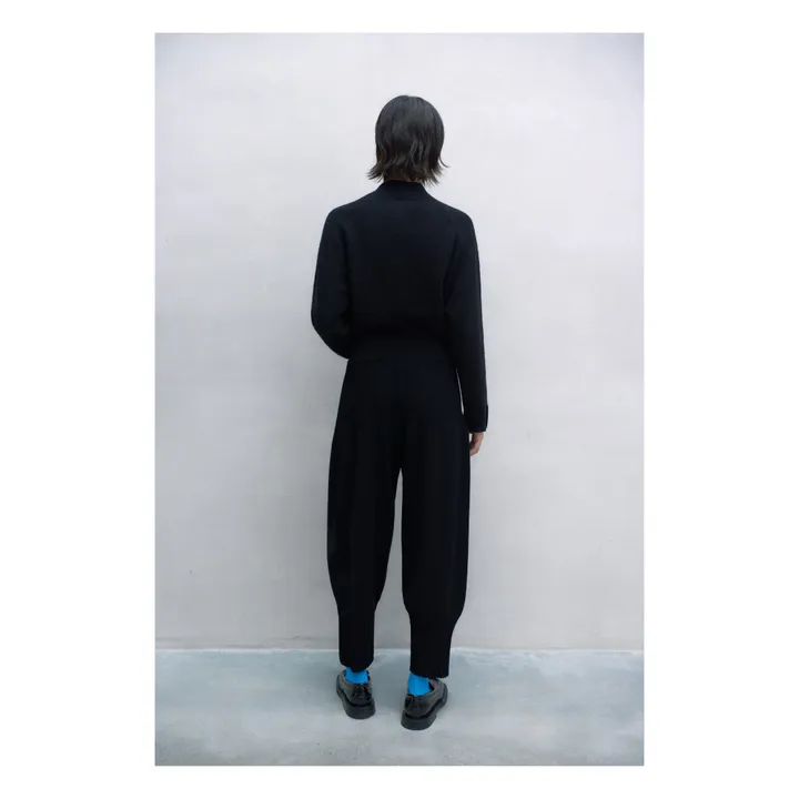 Cordera Pantalon Pleated | Noir