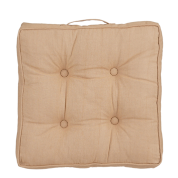 Matraskussen 45 x 45 x 7 cm beige