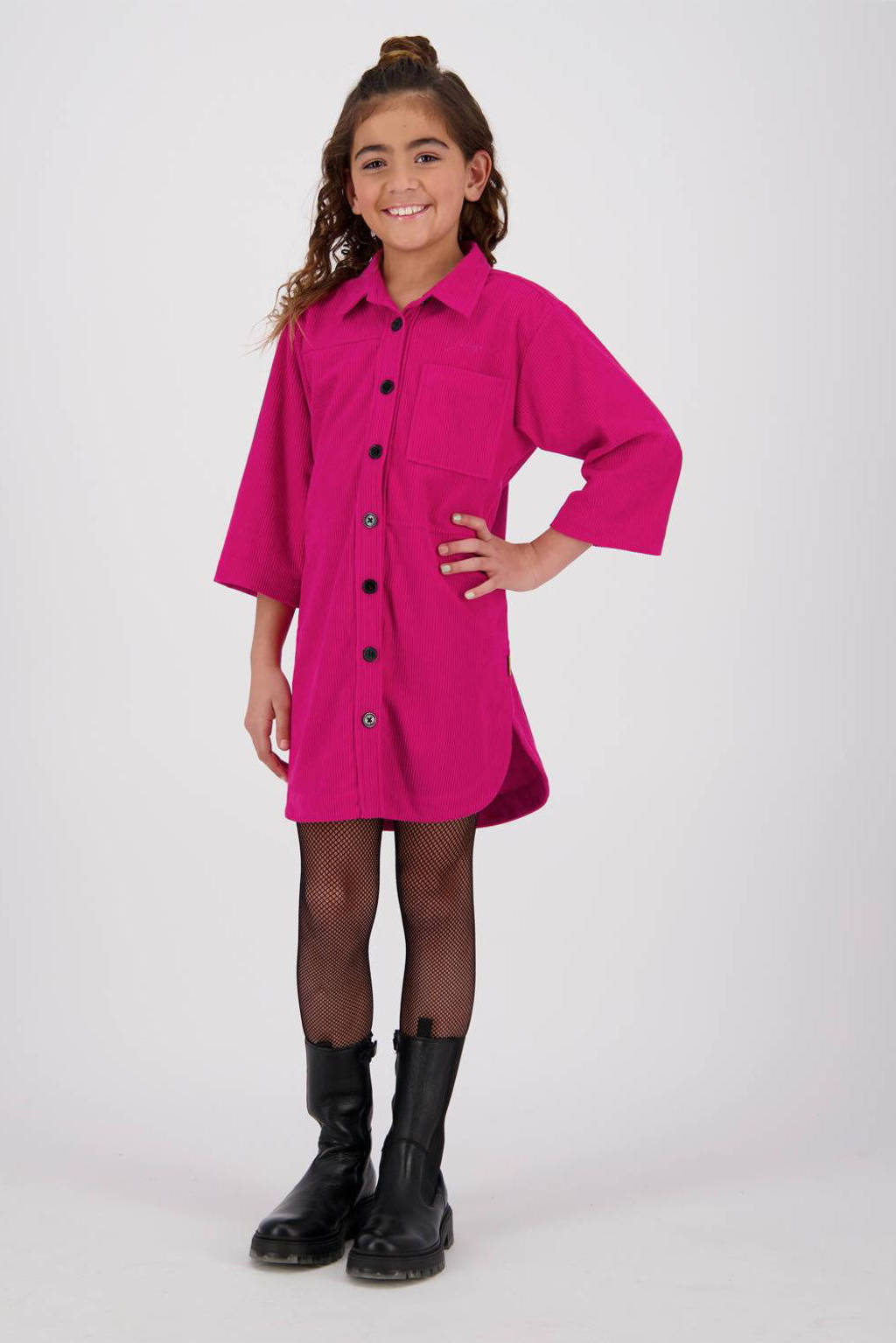 Vingino blousejurk Panise felroze