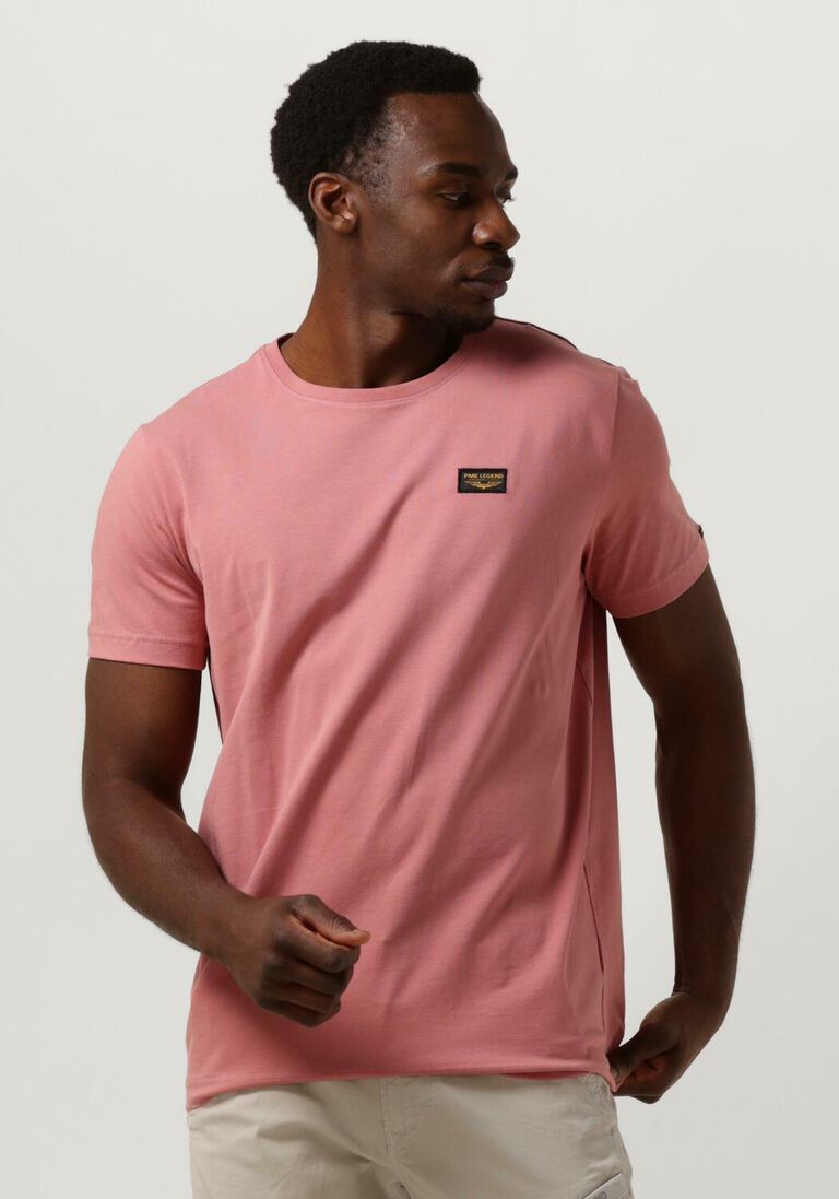 PME LEGEND roze pme legend t-shirt short sleeve r-neck guyver tee