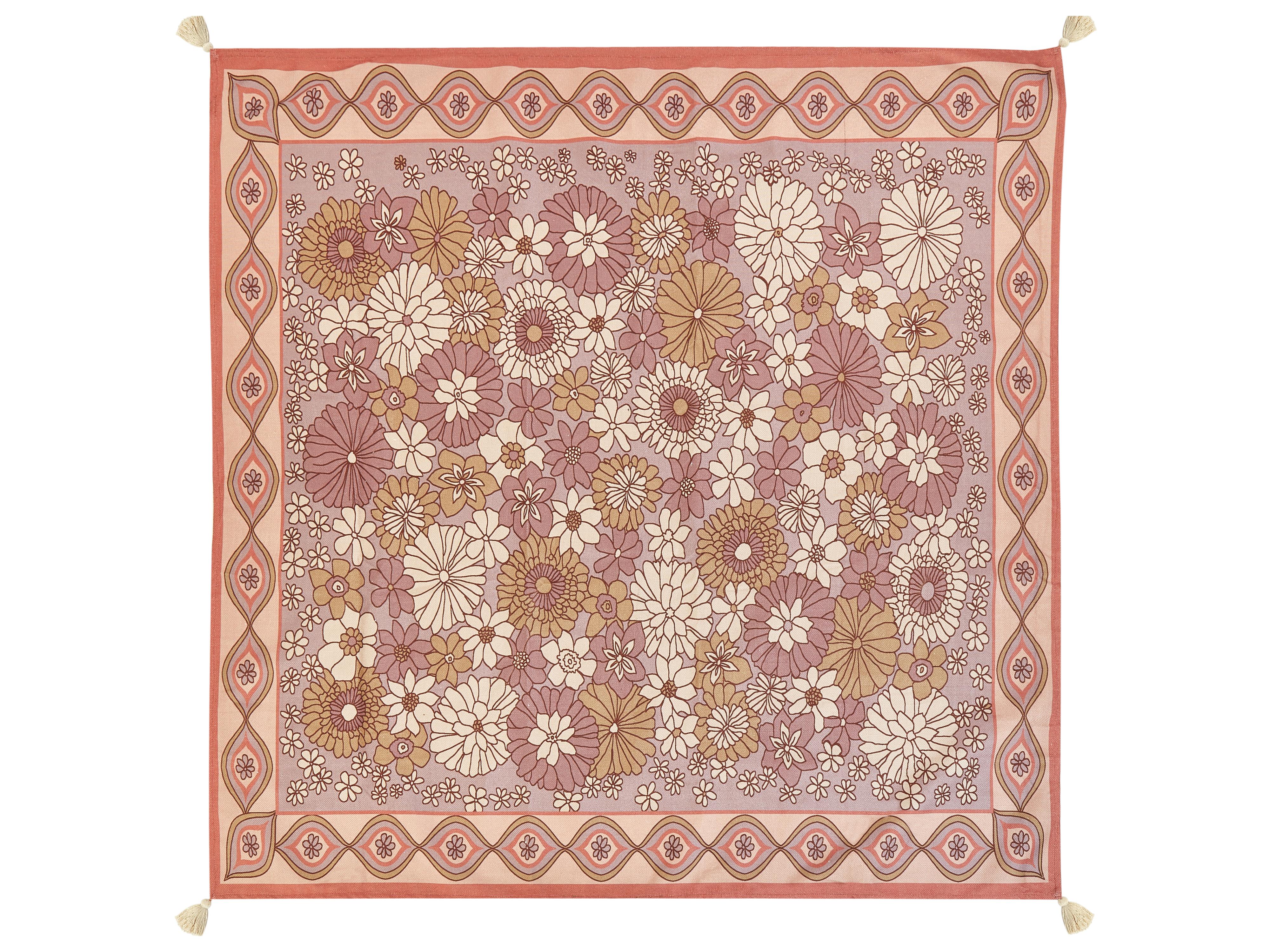 Picknickkleed LASHARI 200 x 200 cm Perzikroze