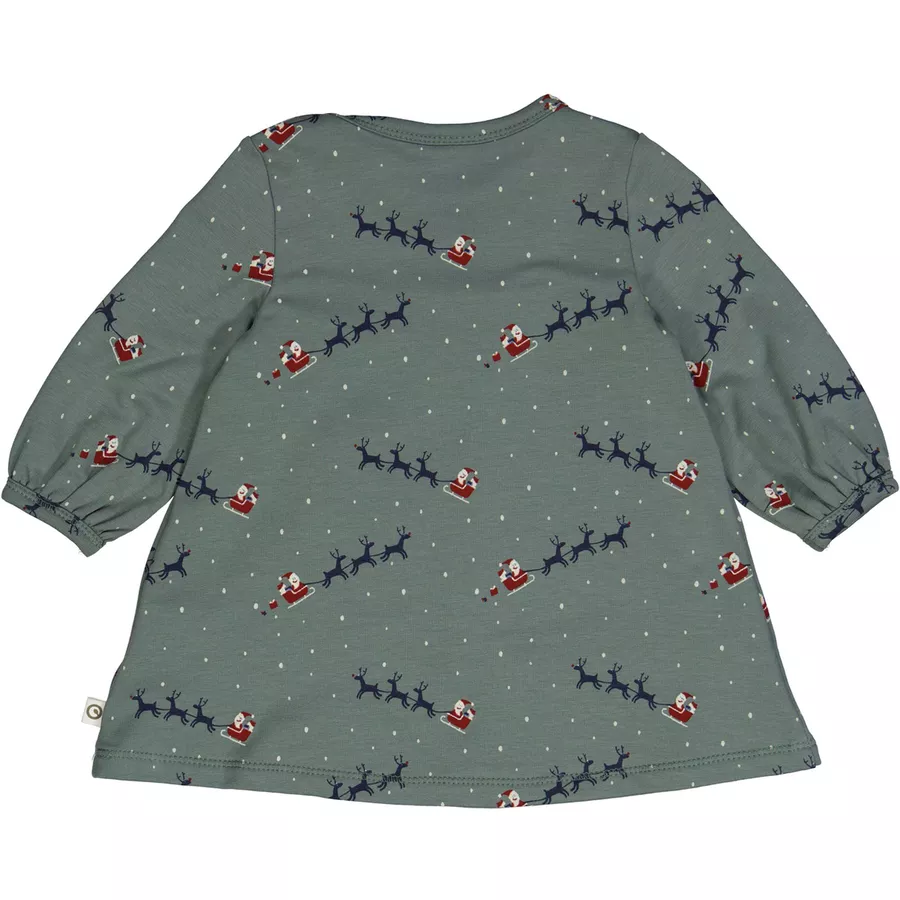 Müsli Babykleid greenblueRusset