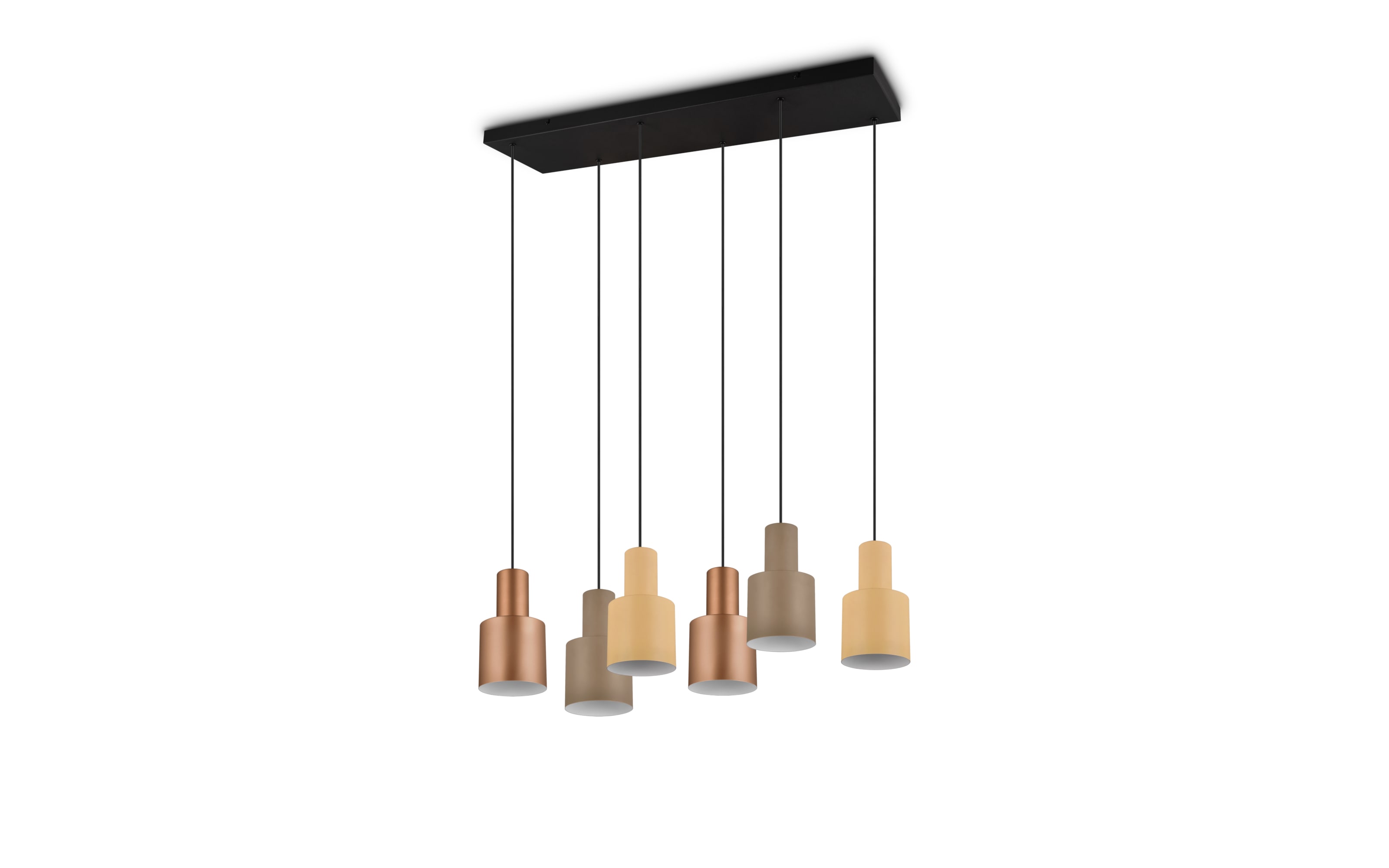 Pendelleuchte Agudo, mehrfarbig, 6 flammig, 85 cm
