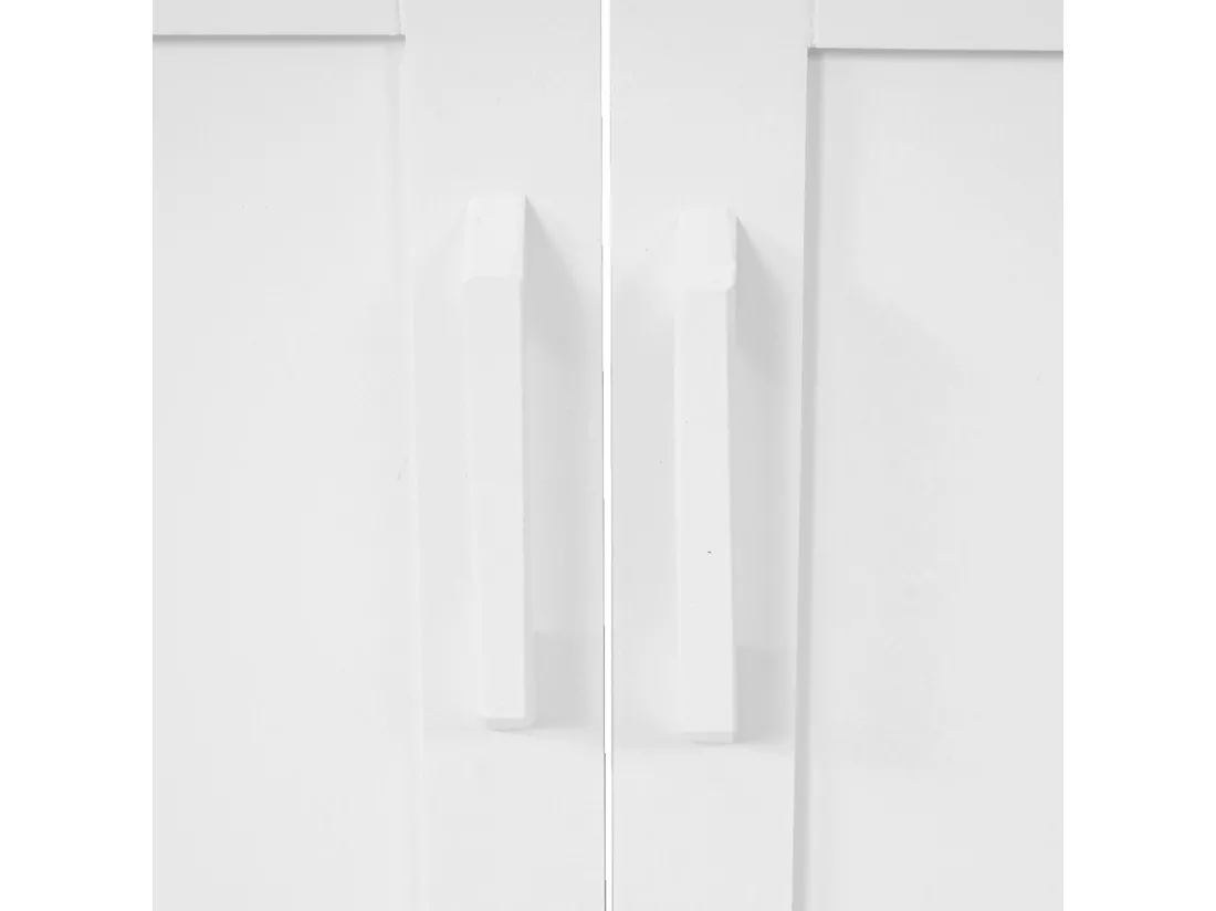 Meuble sous-lavabo MCW-A85, blanc