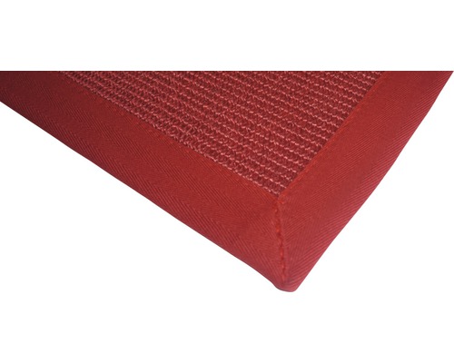 Sisal vloerkleed robijnrood 80x160 cm