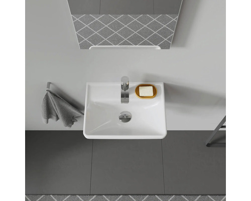 DURAVIT Handwastafel D-Neo 45 x 33,5 cm wit glanzend 07384500A1