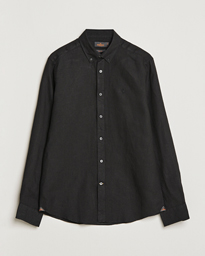 Morris Douglas Linen Button Down Shirt Olive