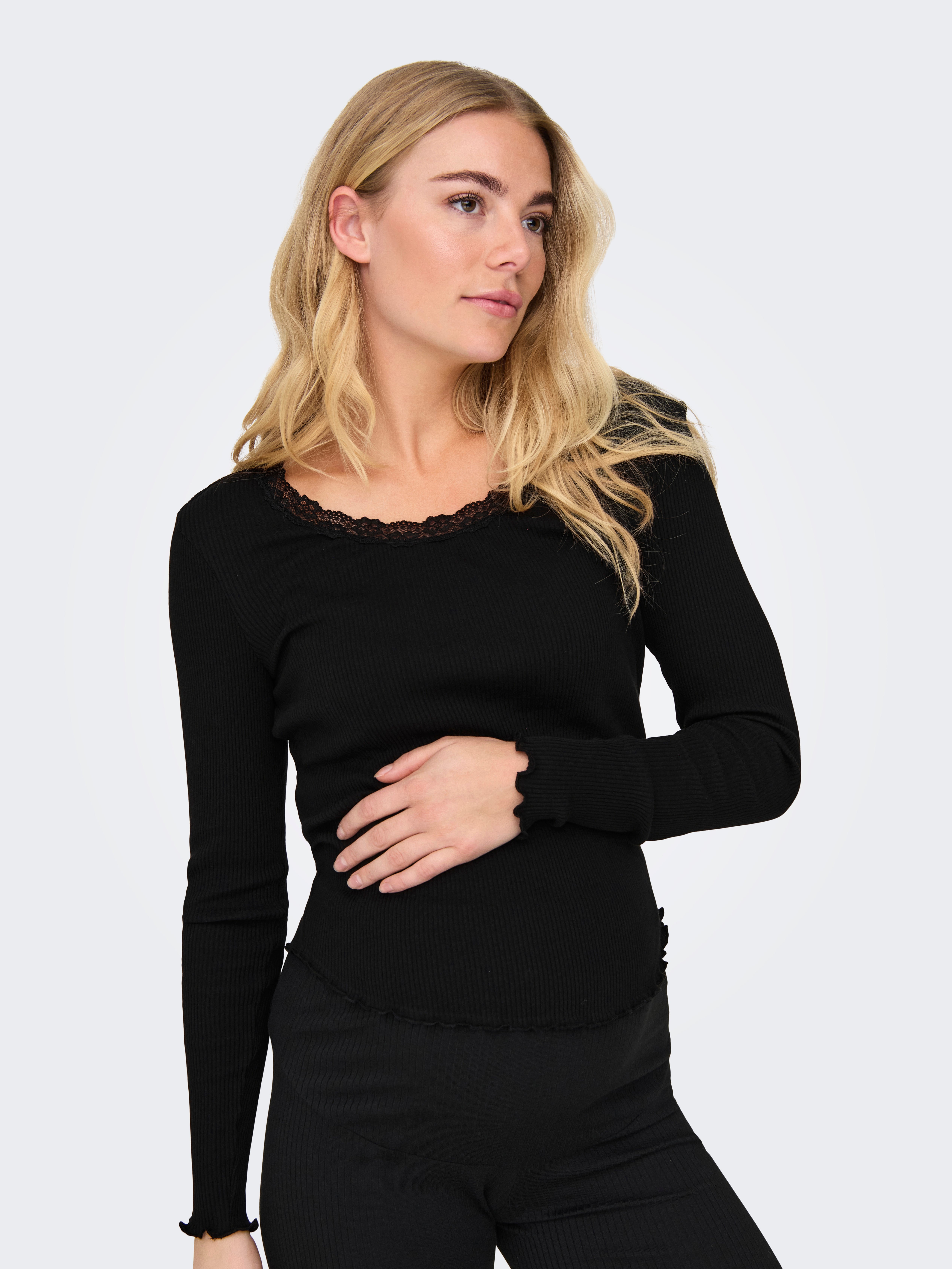 OLMXENA Top Black