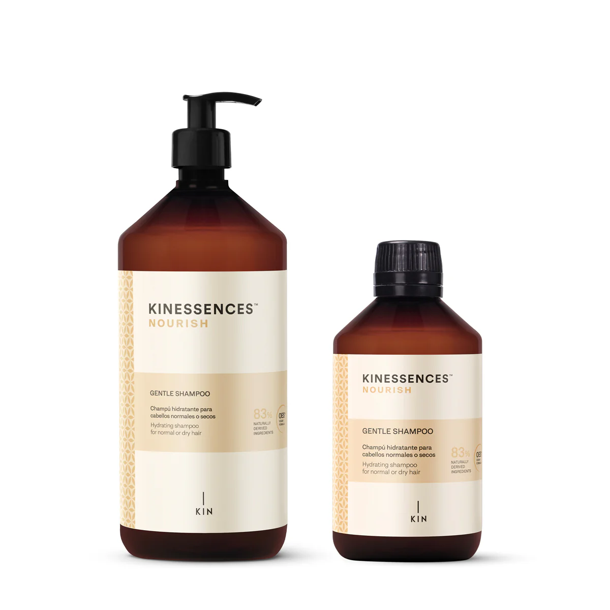 Shampoing hydratation et brillance Kinessences 300ml / 1000ml