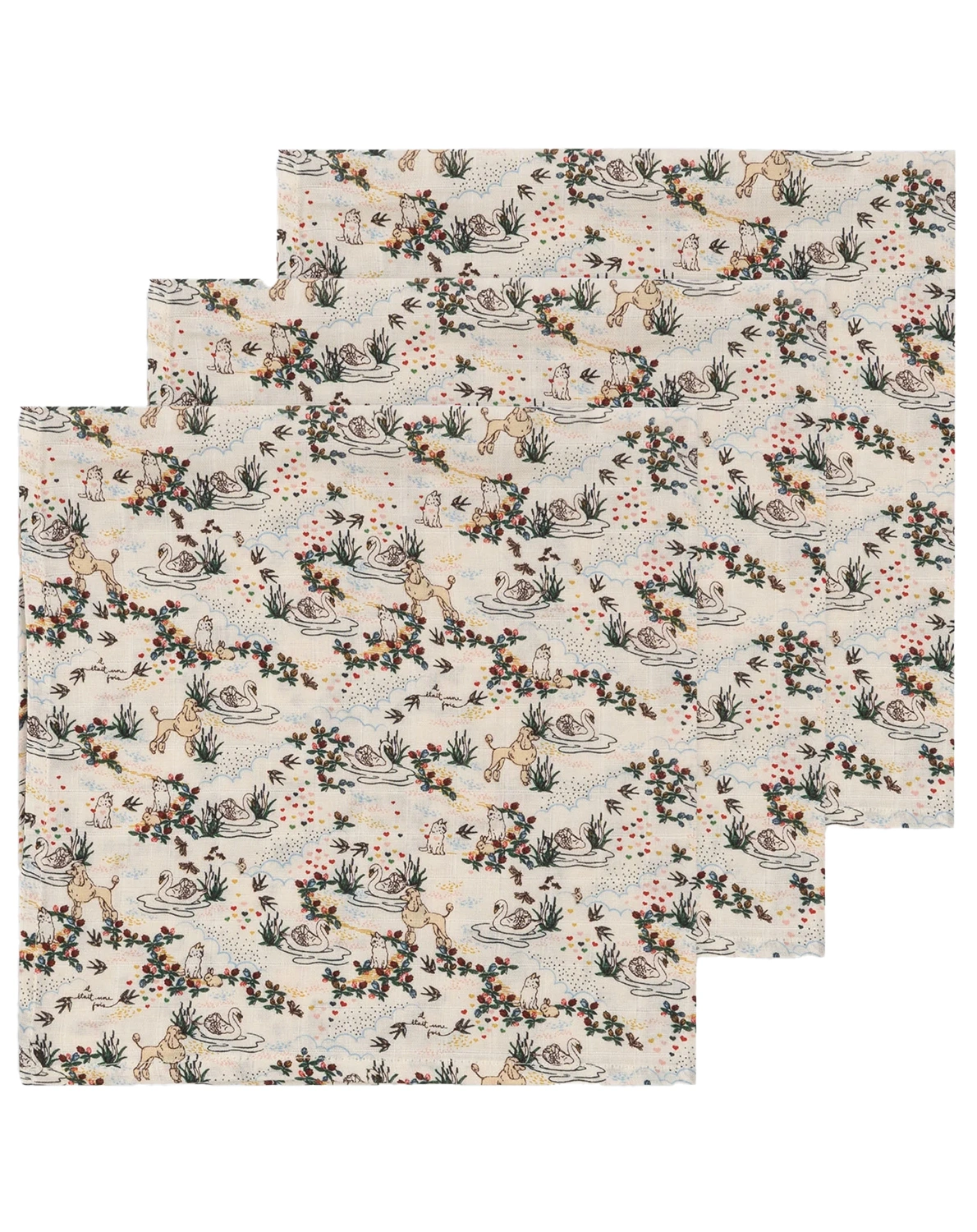 Mulltuch MIZUMI (65x65) 3er Set