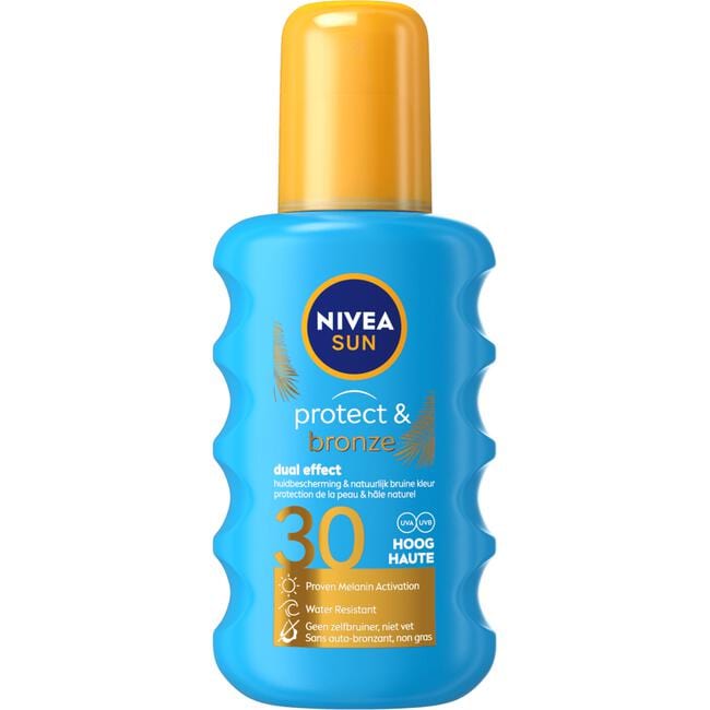 NIVEA SUN Zonnebrand Protect & Bronze Zonnespray SPF 30 200 ML