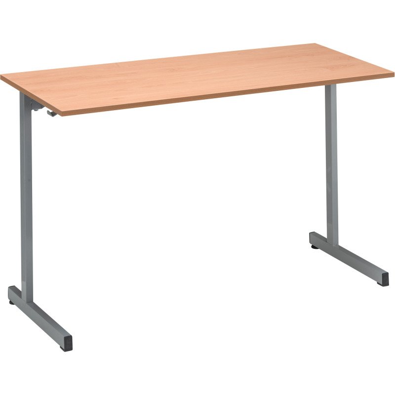 Table scolaire 2 places - L.130 cm plateau hêtre - taille 6 pour CM2 à Lycée