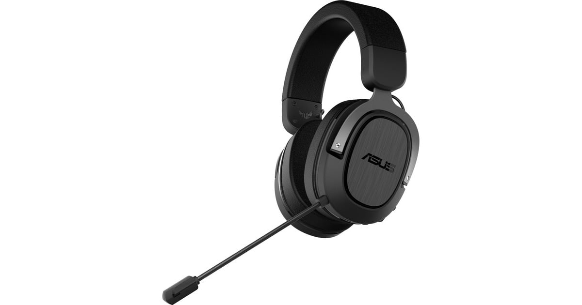 ASUSTUF Gaming H3 over-ear gaming headset  (Zwart/zilver, Pc, PlayStation 4, PlayStation 5, Nintendo Switch)