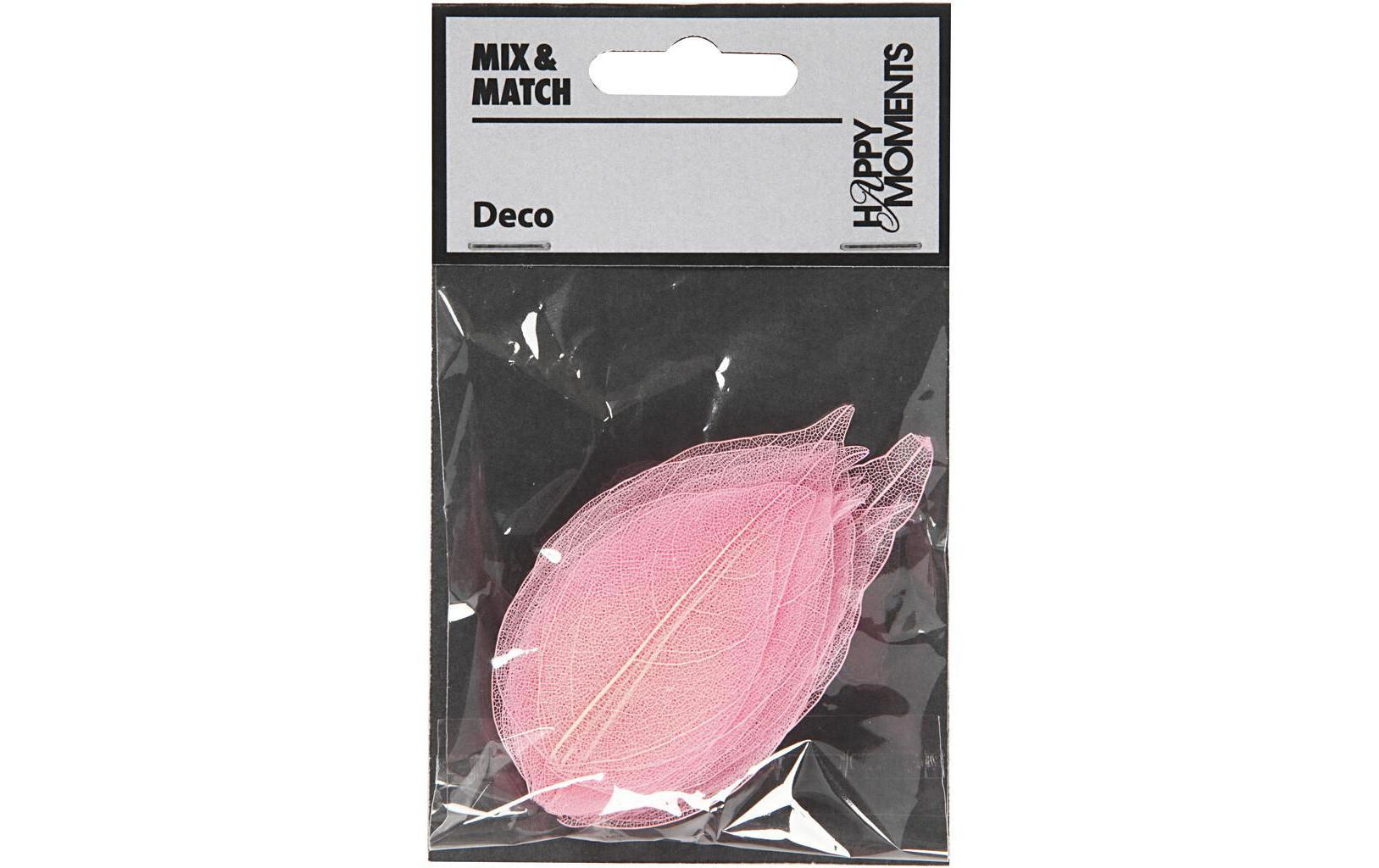 Papierdekoration Laubblätter, Rosa, 20 StückLaubblätter 20 Stück