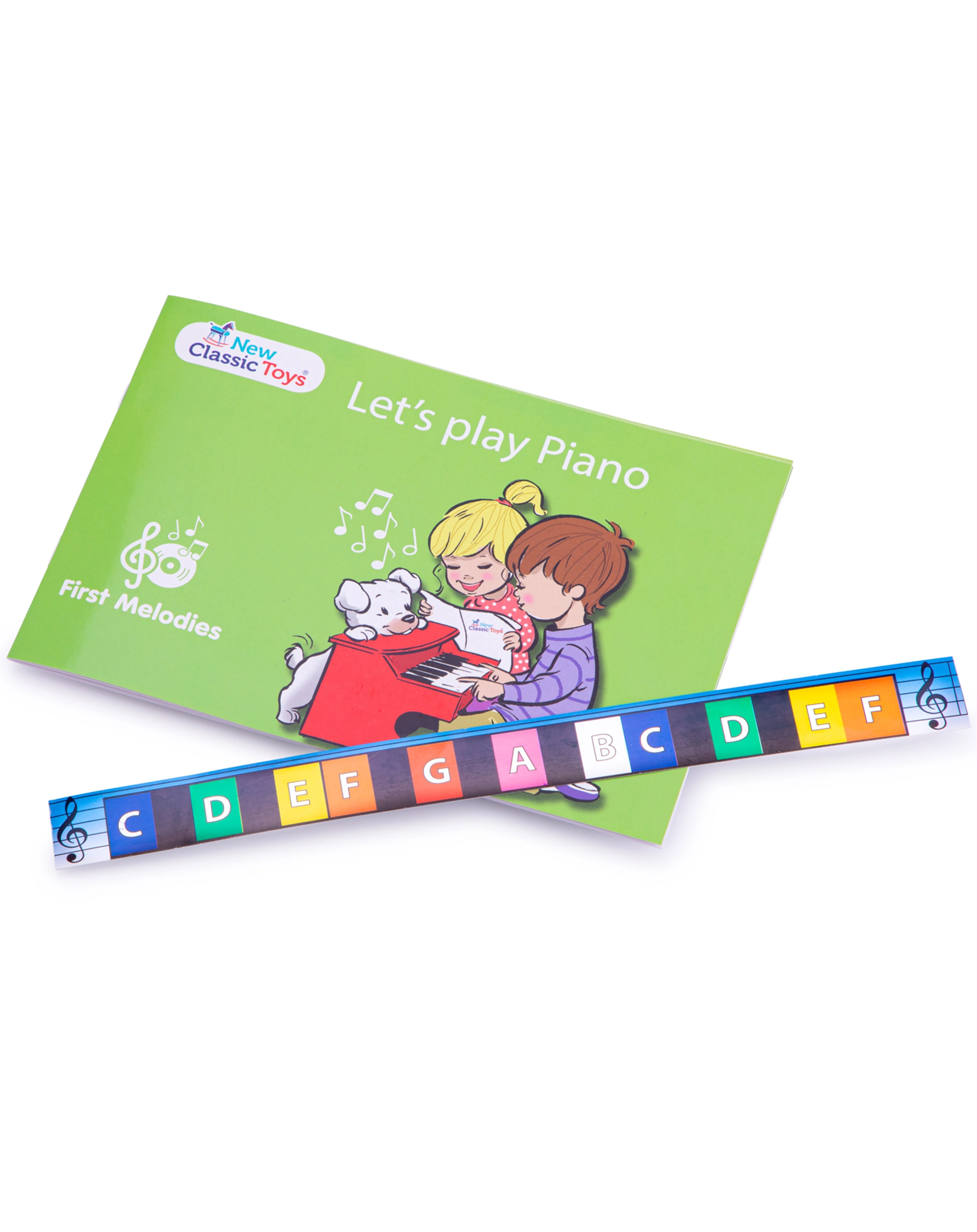 Klavier PIANO mit 18 Tönen in rot
