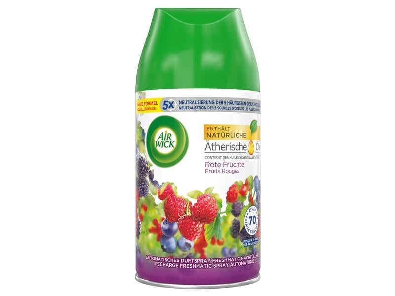 Air Wick Freshmatic Nachfüller Rote Früchte Geruchsneutralisation und frischer Duft mit ätherischen Ölen