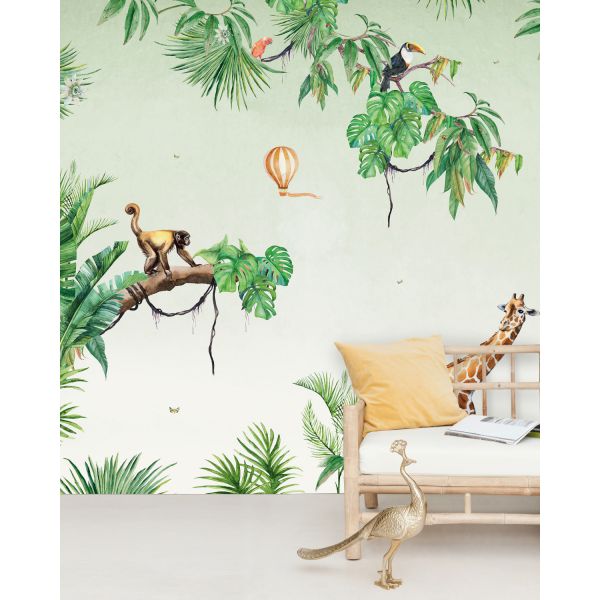 Creative Lab Amsterdam Monkey Jungle Behang 200 x 280 cm