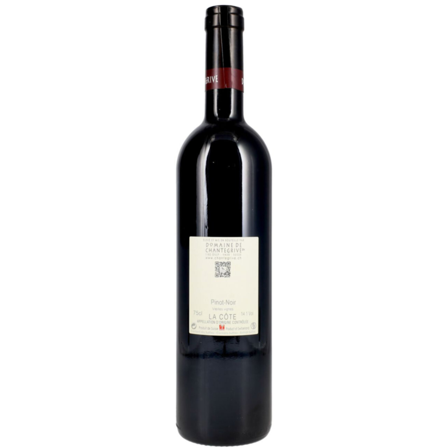 La Côte AOC Soprano Pinot Noir Vieilles Vignes Domaine de Chantegrive -75cl