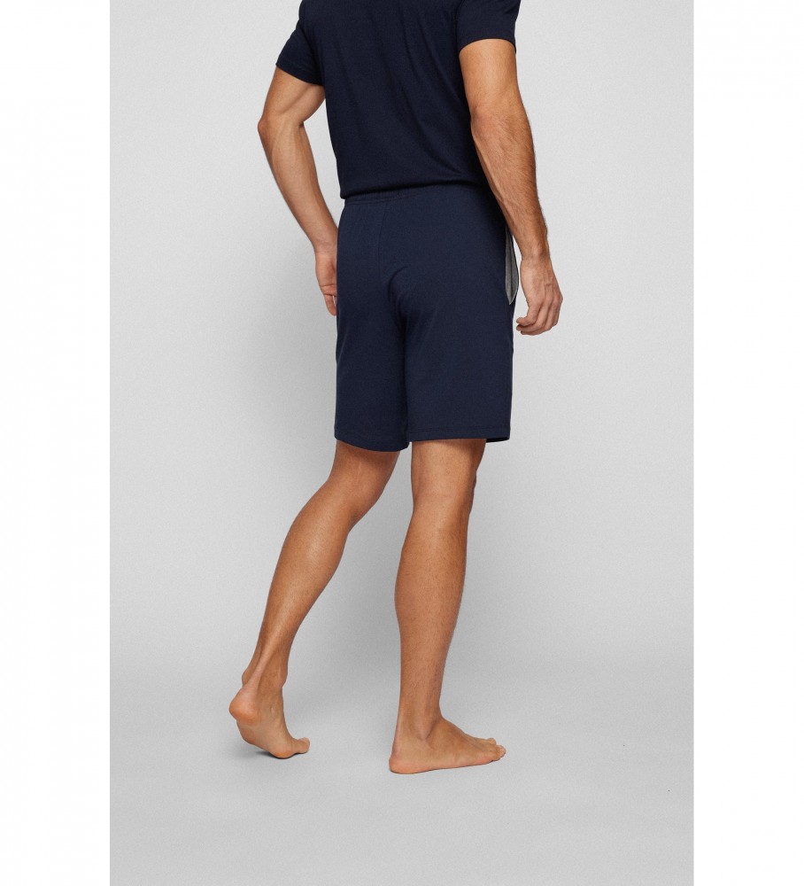 Shorts BOSS Mix&Match; azul marinho