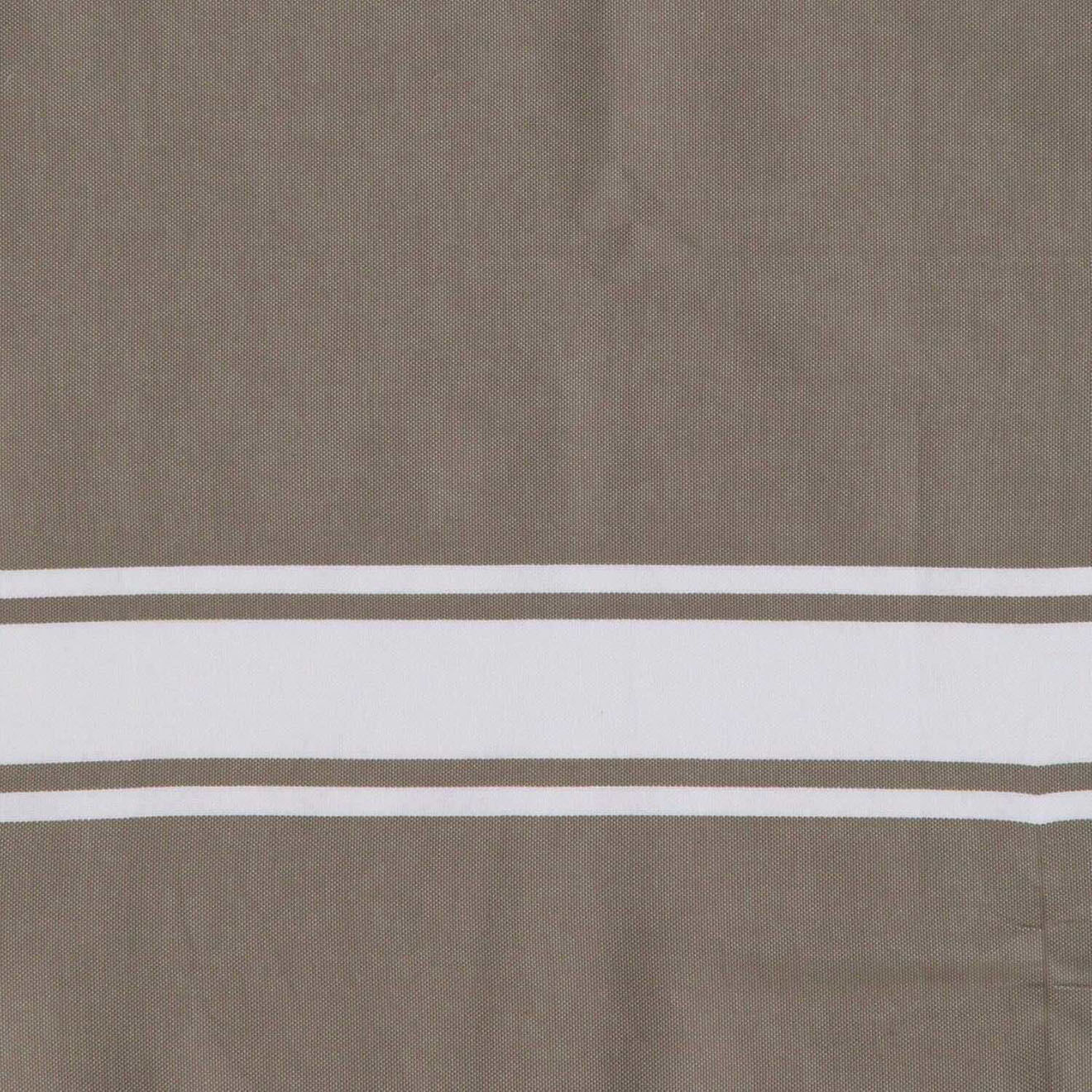 Febronie Fouta Traditionelle St Tropez taupe clair/blanc - 100x200 cm