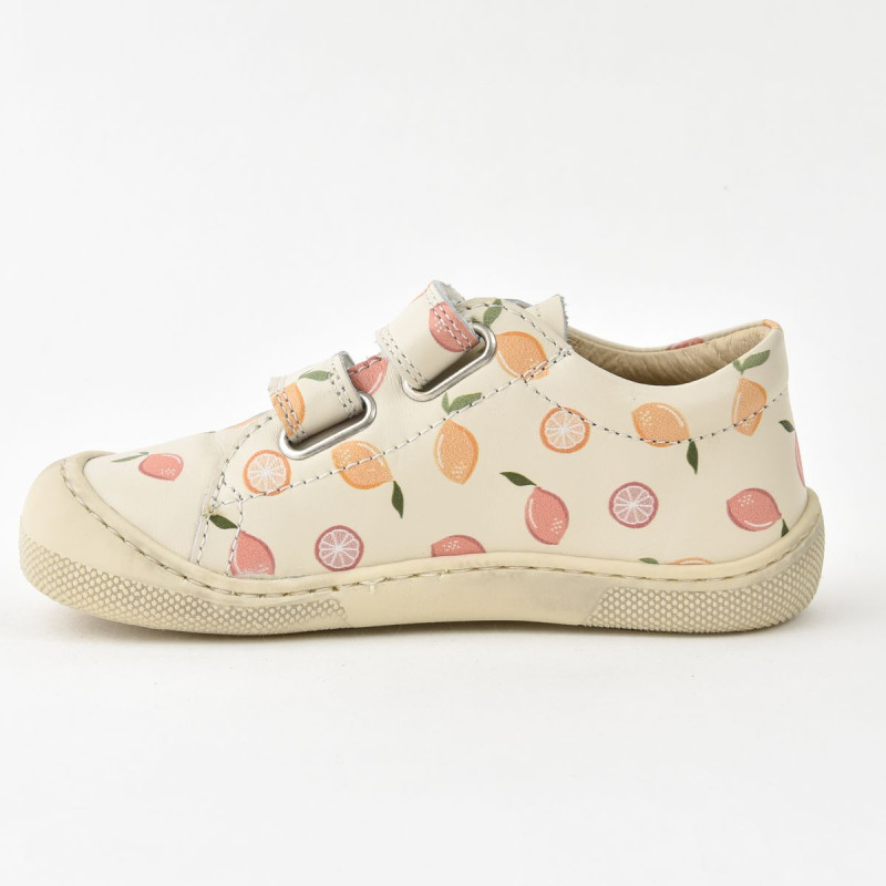 Naturino Naturino Barefoot Bira Velcros Print Lemon Soda