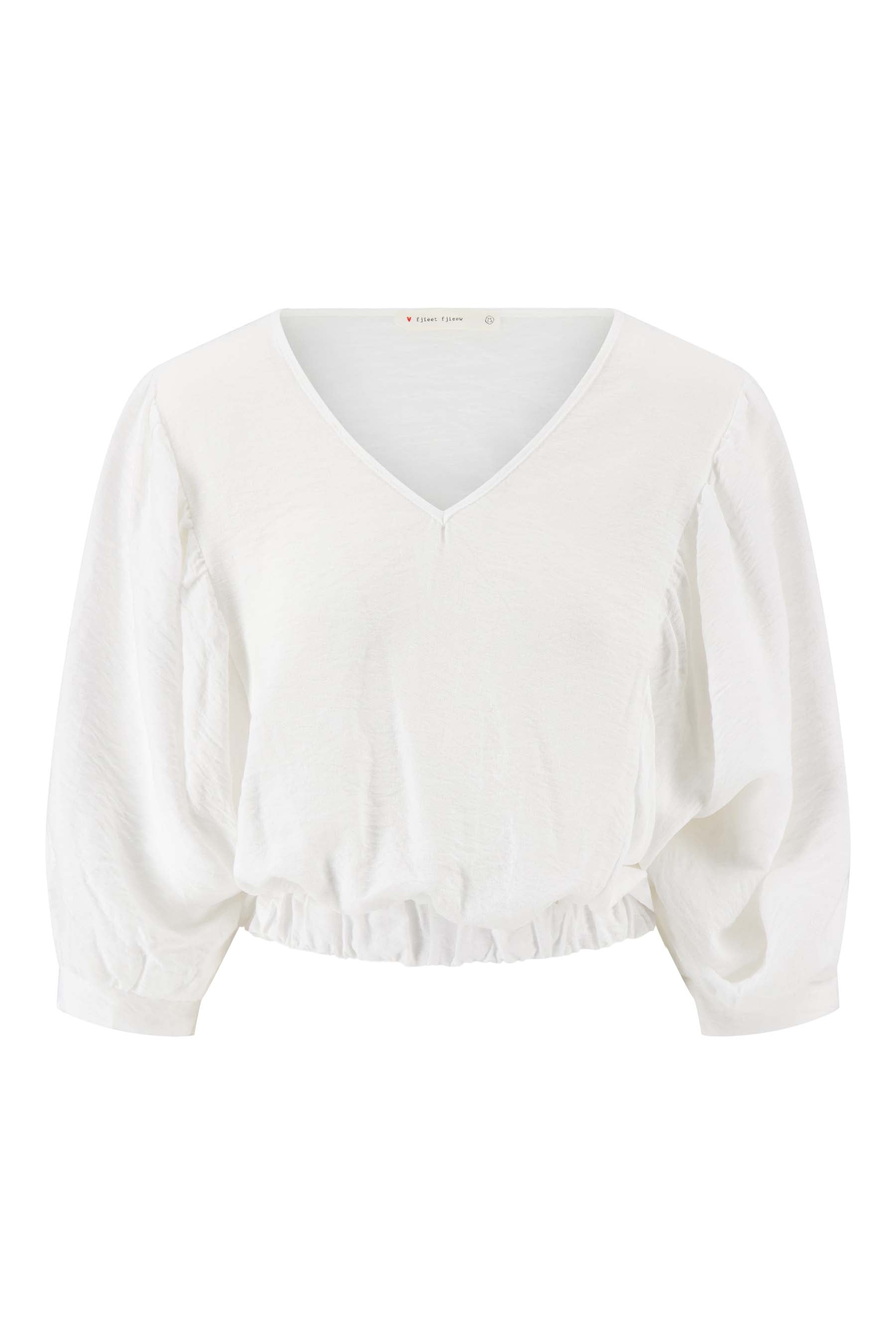 vleermuis blouse linnenlook