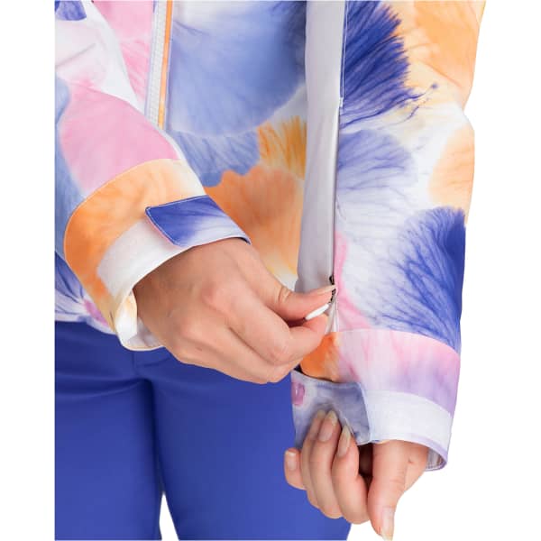 Veste de ski ROXY JET SKI JK BRIGHT WHITE PANSY PANSY
