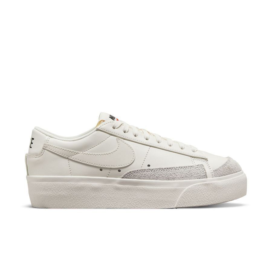 Nike Chaussures Blazer Low Platform - Blanc Cassé/Noir Femme
