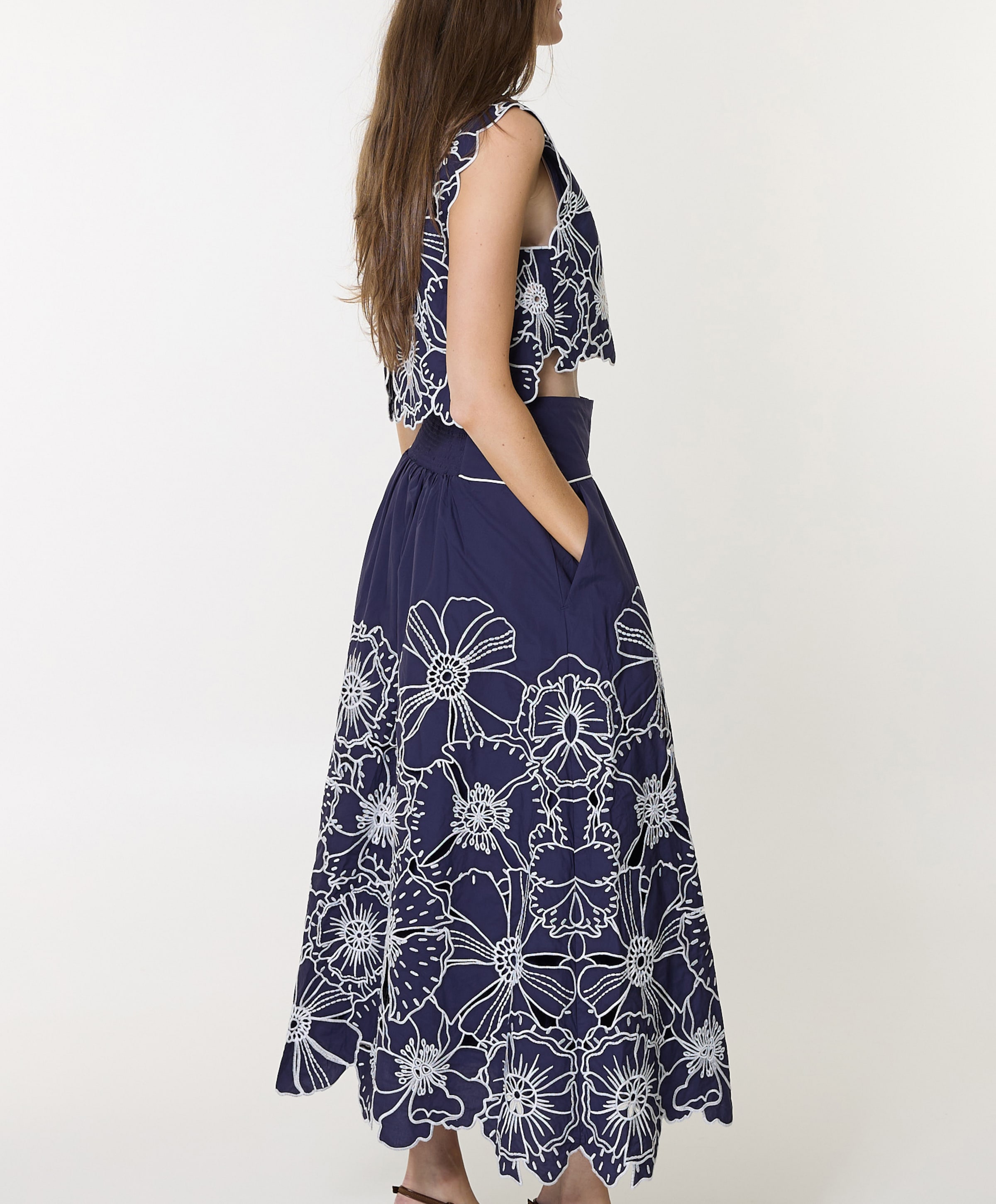 FARM Rio Dames rok blauw