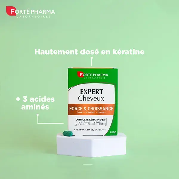 Forté Pharma Expert Hair Strength & Growth Vitality Keratin 30 comprimidos