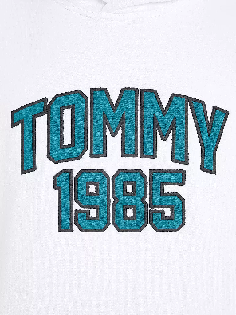 TOMMY JEANS Kapuzensweater - Hoodie  weiss