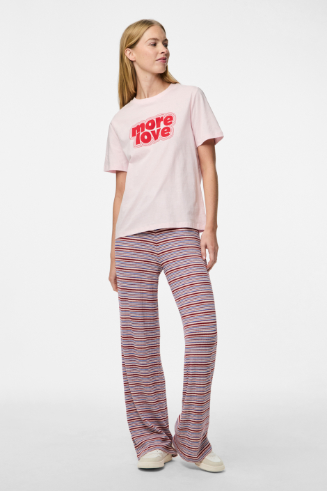 Pieces roze dames t-shirt