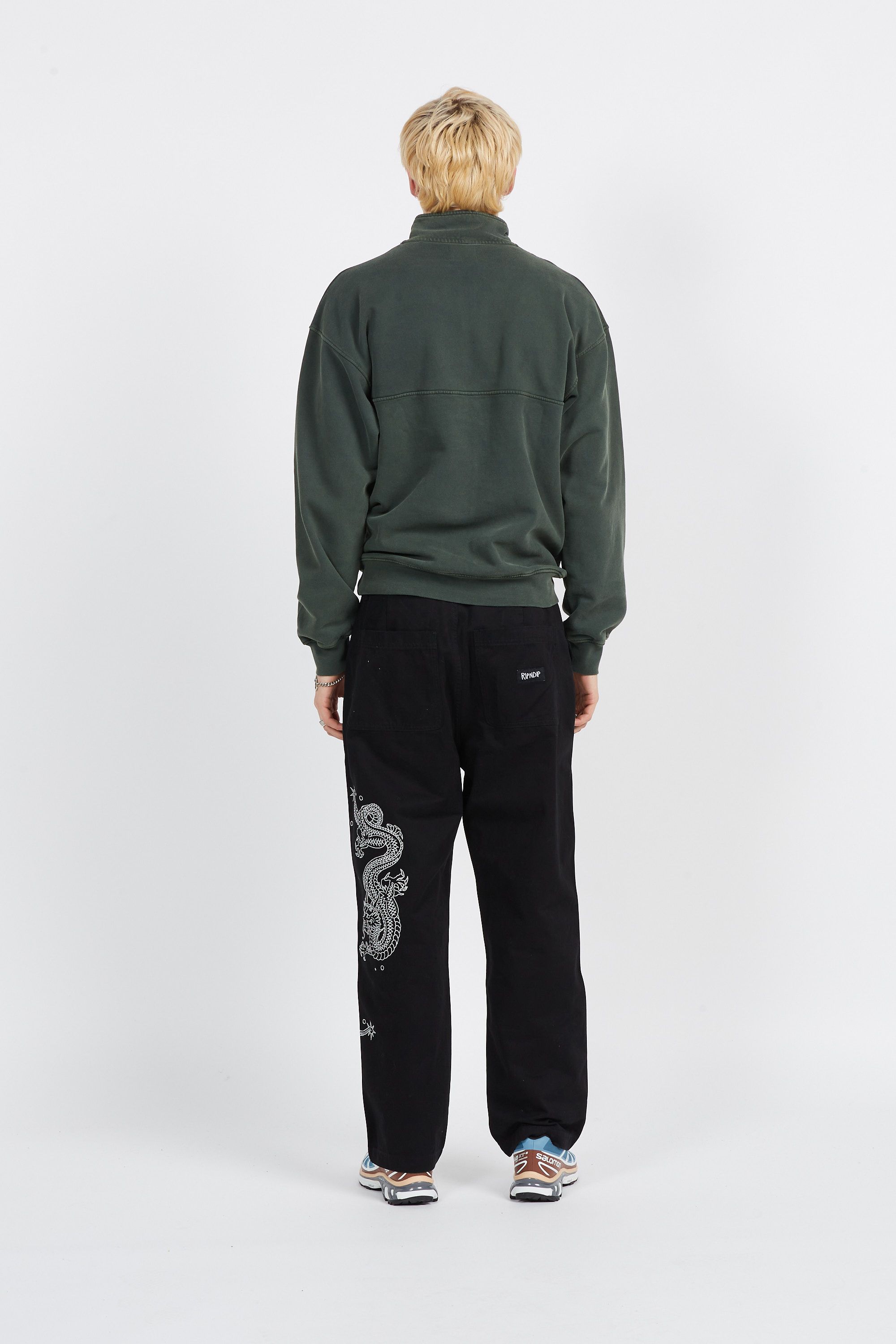 RIPNDIP Pantalon Ryu Wide Leg Pants Noir