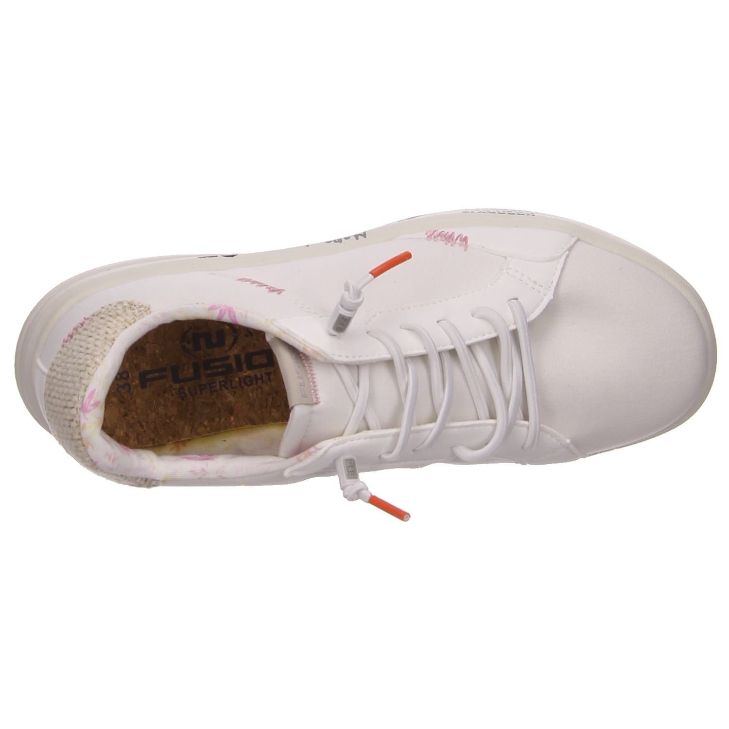 Fusion Damenhalbschuh weiß weiss/weiss kombi