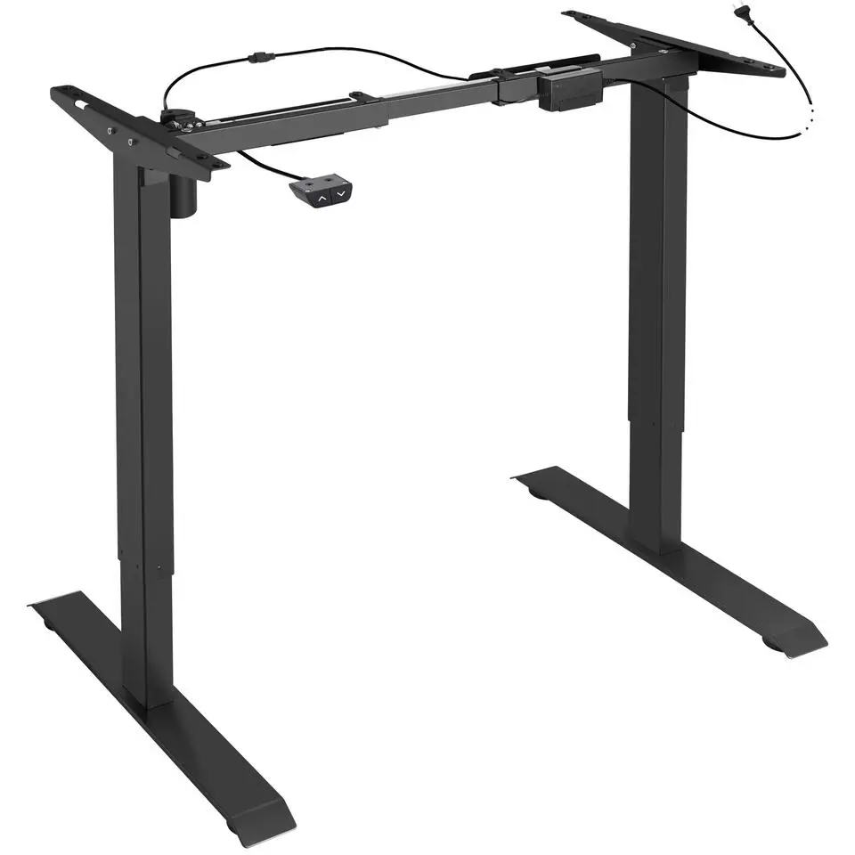 tectake Tafelonderstel elektrisch in hoogte verstelbaar 85-129x65x71-121cm