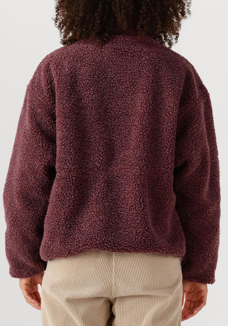 bordeaux american vintage faux fur jas hoktown woman