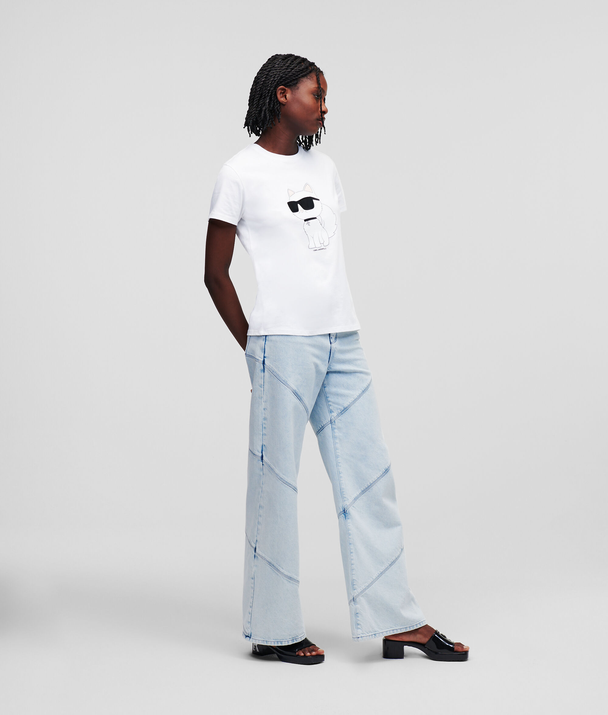 T-SHIRT CHOUPETTE KARL IKONIK