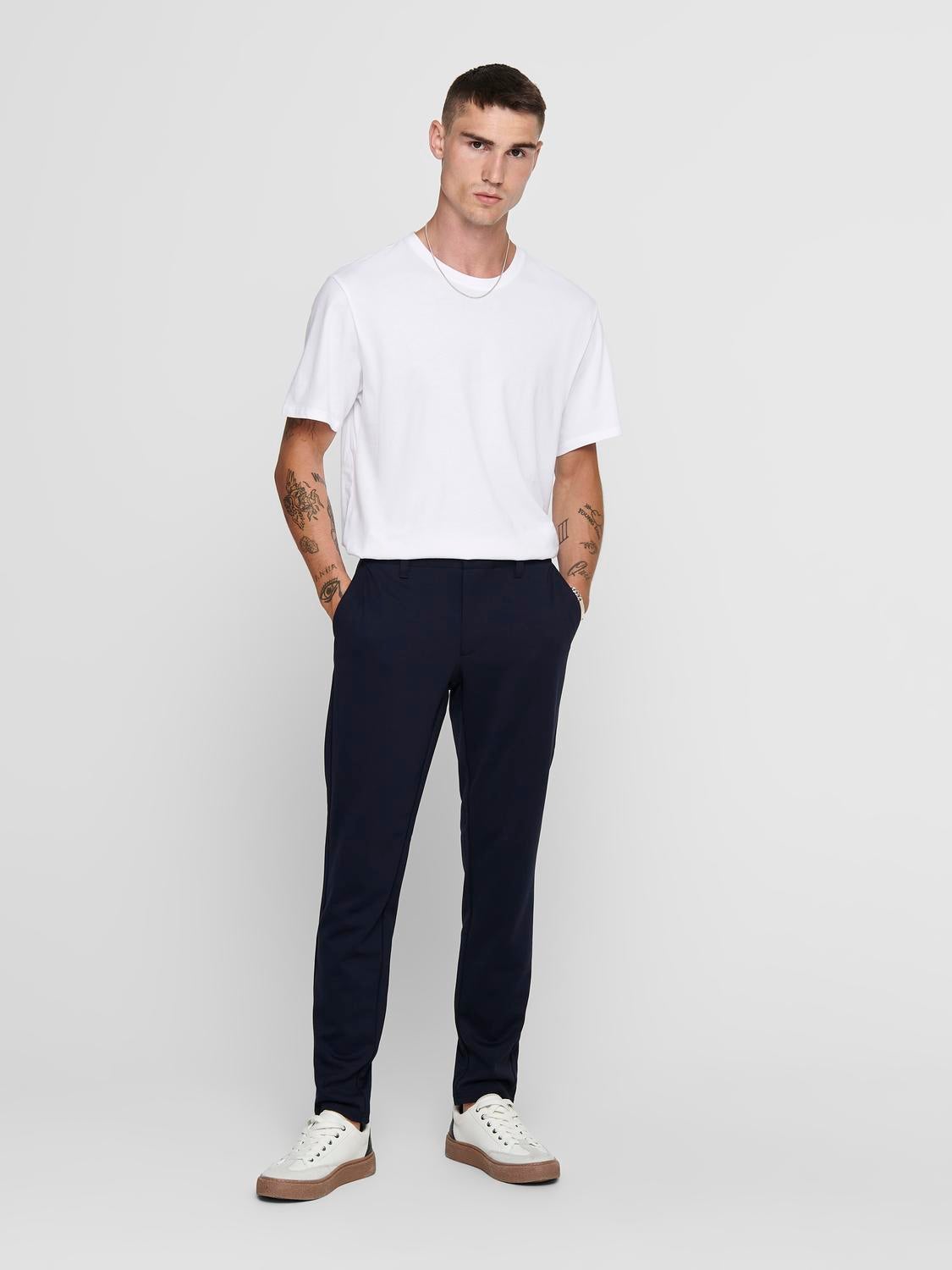 ONSMARK Slim Fit Chino Hose Night Sky
