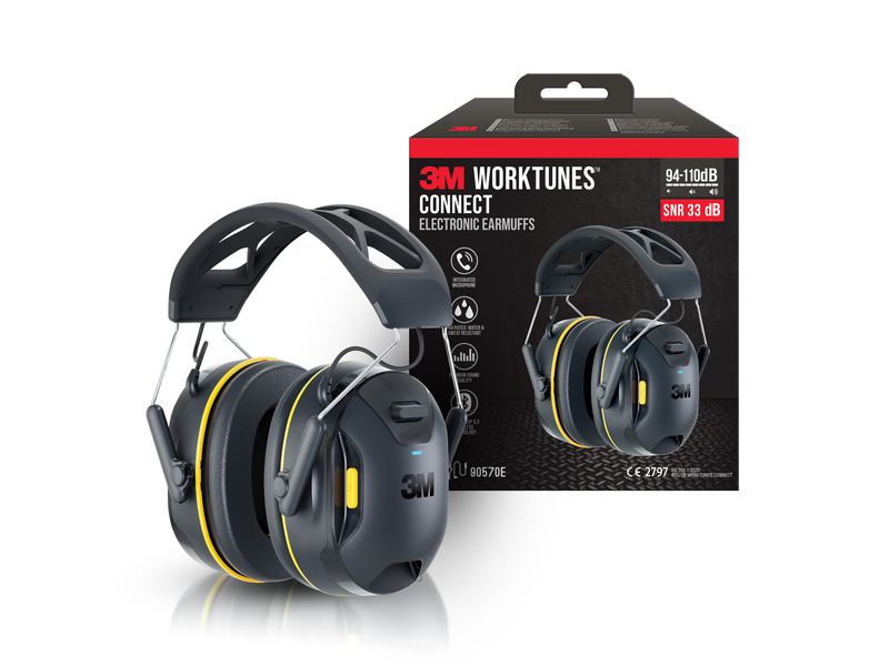 3M Gehörschutz WorkTunes Connect Bluetooth WorkTunes Connect Kapselgehörschutz Bluetooth