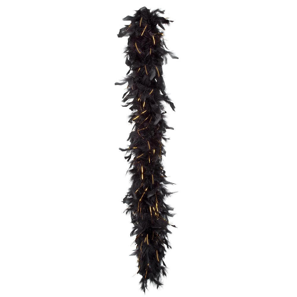 Zwarte Boa met Goud 1,8m