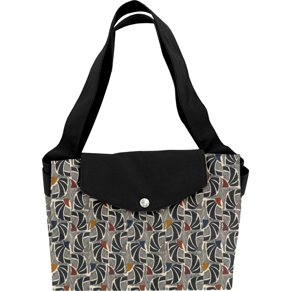 Grand Sac Cabas En Tissu Mosaïka