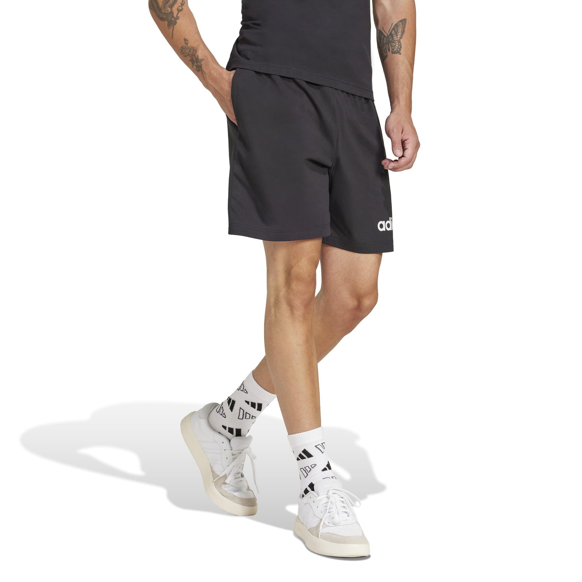 adidas Essentials Linear Single Jersey Shorts Mens