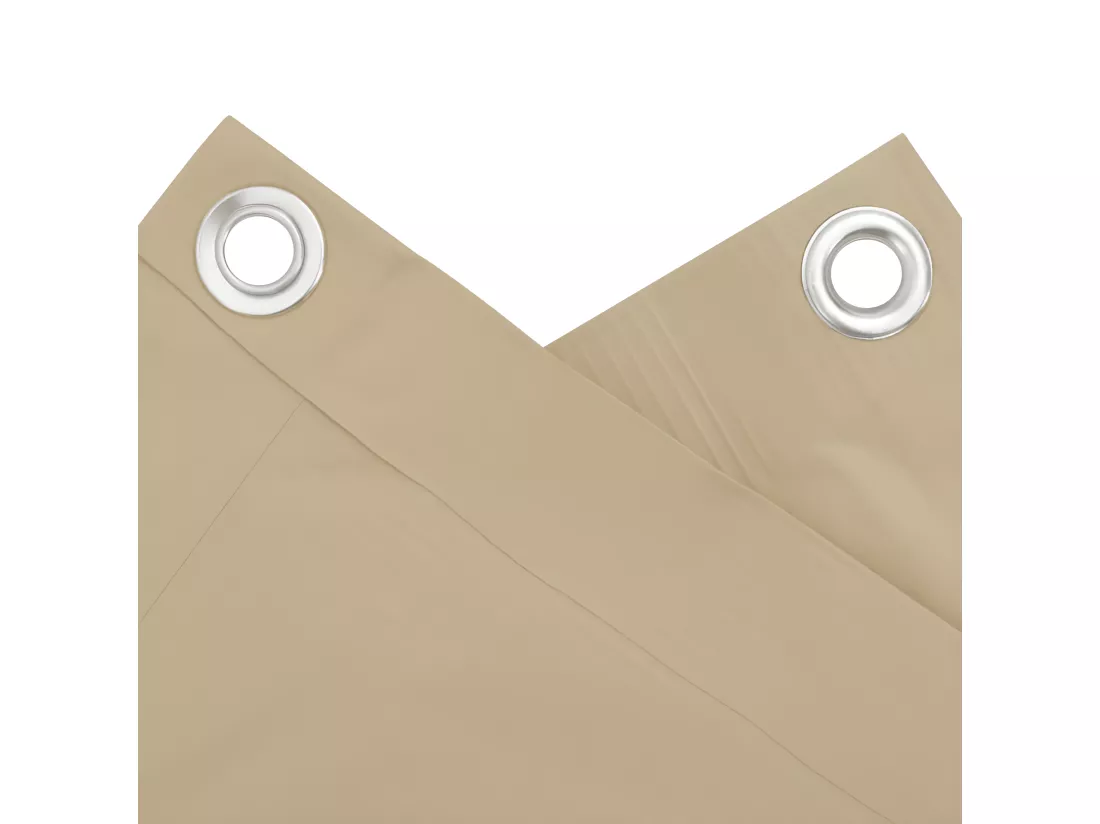 Écran de balcon Beige 120x400 cm Tissu Oxford