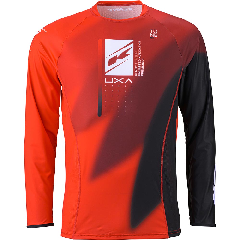 Kenny - Maillot Titanium Tones Rouge / Noir