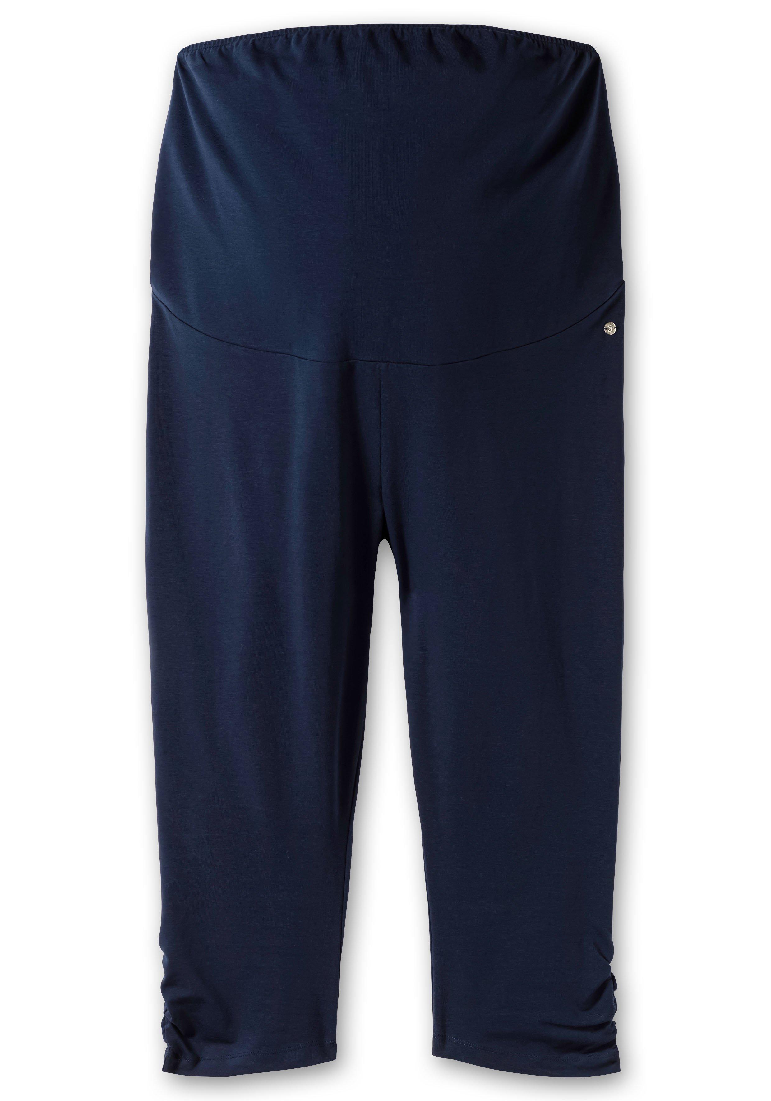 Umstands-Leggings in Caprilänge, mit Überbauchbund