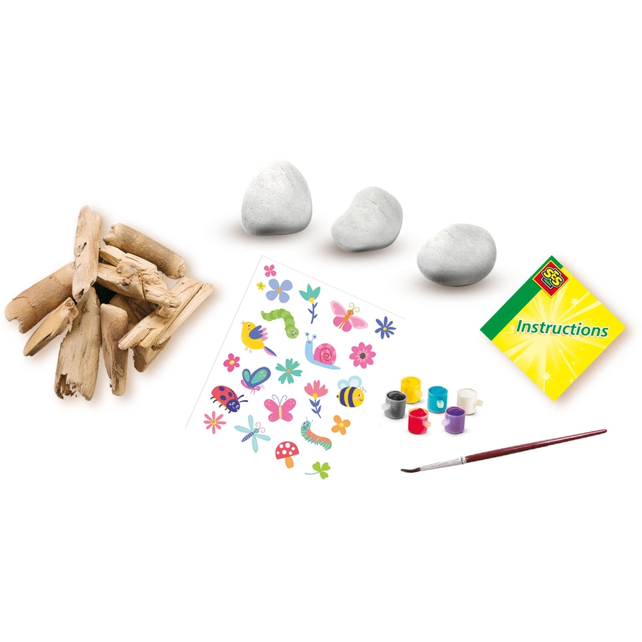 SES Creative® Steine und Treibholz dekorieren - Inspired by nature