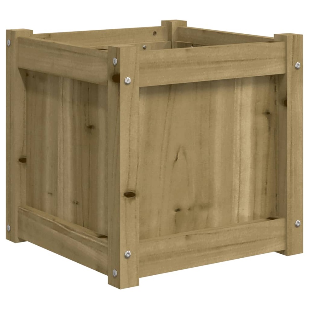 Jardinière 40x40x40 cm bois de pin imprégné