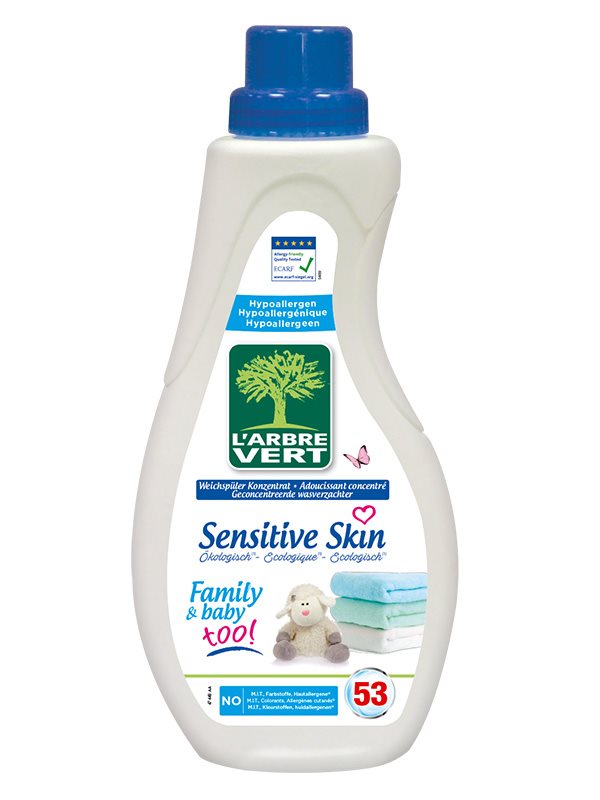 L'ARBRE VERT Weichspüler Sensitive Skin Fl 800 ml